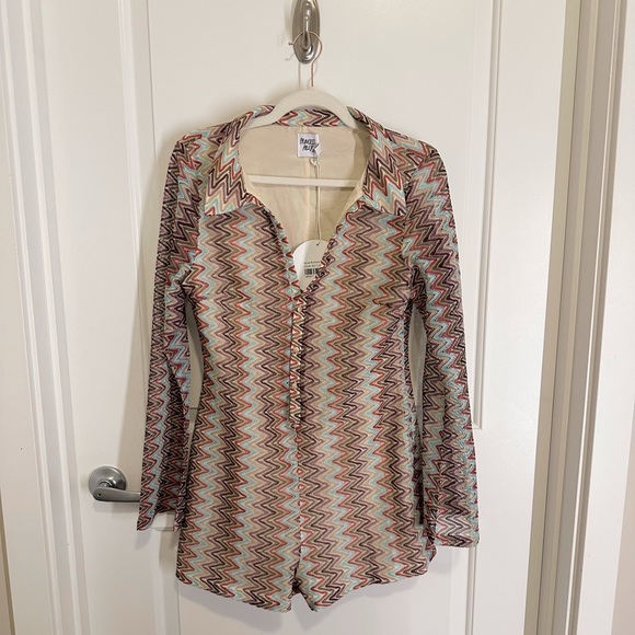 Princess Polly Arya Romper, Multicolored, Size Women’s US 8 - Picture 4 of 7